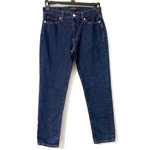 Banana Republic The Beau Jean Dark Wash Denim‎ Women's Size 25 0 Mid Rise Taper